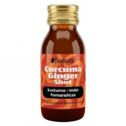 Flavourtec Immuno Curcuma Ginger Shot Kurkuma Imbir Pomarańcza 60ml