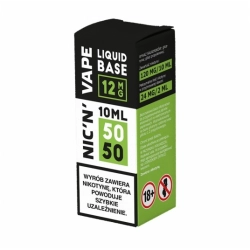 Baza nikotynowa NIC'N'VAPE 10ml 50/50 - 12mg Baza nikotynowa NIC'N'VAPE 10ml 50/50 - 12mg