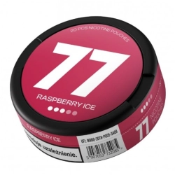Saszetki nikotynowe 77 Raspberry Ice 10,4mg Saszetki nikotynowe 77 Raspberry Ice 10,4mg