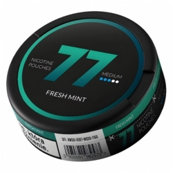 Saszetki nikotynowe 77 Fresh Mint 10,4mg Saszetki nikotynowe 77 Fresh Mint 10,4mg