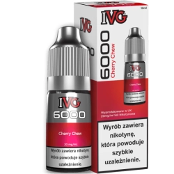 Liquid IVG 6000 Nicotine Salt 10ml Cherry Chew 20mg