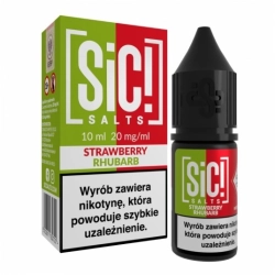 Liquid SIC! Salt 10ml Strawberry Rhubarb 20mg