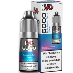Liquid IVG 6000 Nicotine Salt 10ml Bubblegum Berry Wave 20mg