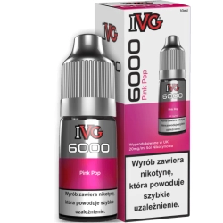 Liquid IVG 6000 Nicotine Salt 10ml Pink Pop 20mg