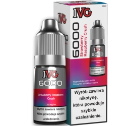 Liquid IVG 6000 Nicotine Salt 10ml Strawberry Raspberry Crush 20mg
