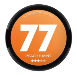 Saszetki nikotynowe 77 Peach Mint 10,4mg Saszetki nikotynowe 77 Peach Mint 10,4mg