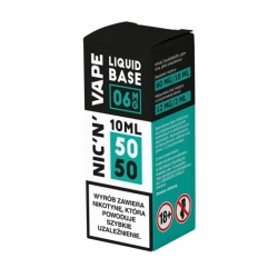 Baza nikotynowa NIC'N'VAPE 10ml 50/50 - 6mg Baza nikotynowa NIC'N'VAPE 10ml 50/50 - 6mg