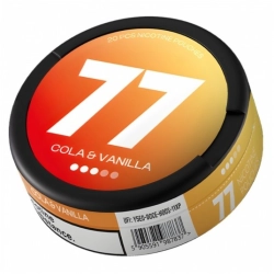 Saszetki nikotynowe 77 Cola Vanilla 10,4mg Saszetki nikotynowe 77 Cola Vanilla 10,4mg