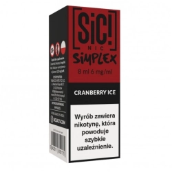 Liquid SIC! NIC 8ml Cranberry Ice 6mg