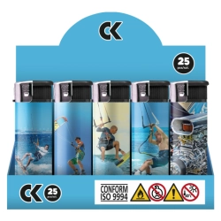 Zapalniczka piezoelektryczna #CK6ST Kitesurfing F22 50 szt.