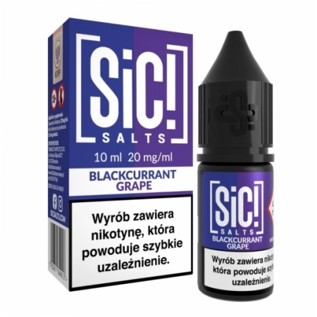 Liquid SIC! Salt 10ml Blackcurrant Grape 20mg