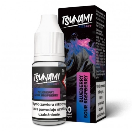 Liquid Tsunami Salt 10ml Blueberry Sour Raspberry 20mg