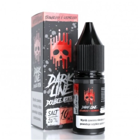 Liquid Dark Line Double Salt 10ml Strawberry Raspberry 20mg