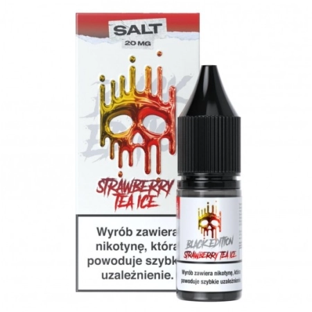 Liquid Dark Line Salt Black Edition 10ml Strawberry Tea Ice 20mg