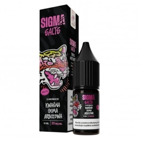 Liquid Sigma Salt 10ml Kwaśna Guma Arbuzowa 20mg