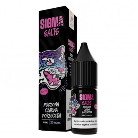 Liquid Sigma Salt 10ml Mrożona Czarna Porzeczka 20mg