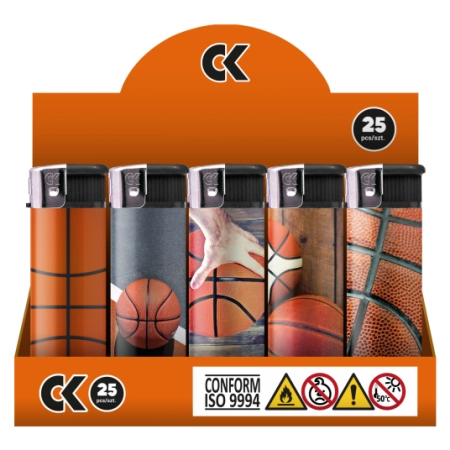 Zapalniczka piezoelektryczna #CK6ST Basketball F22 50 szt.