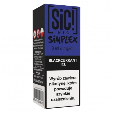 Liquid SIC! NIC 8ml Blackcurrant Ice 6mg