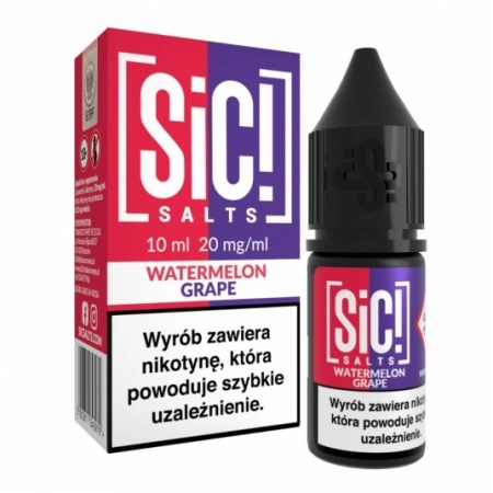 Liquid SIC! Salt 10ml Watermelon Grape 20mg
