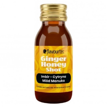 Flavourtec Immuno Ginger Honey Shot Imbir Cytryna Miód Manuka 60ml