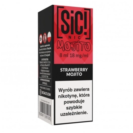 Liquid SIC! NIC 8ml Strawberry Mojito 18mg