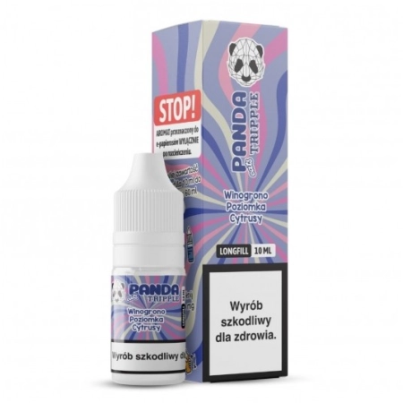 Longfill Panda Tripple 10ml Winogrono Poziomka & Cytrusy
