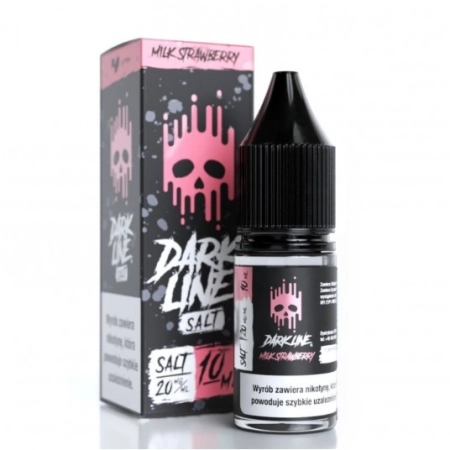 Liquid Dark Line Salt 10ml Milk Strawberry 20mg