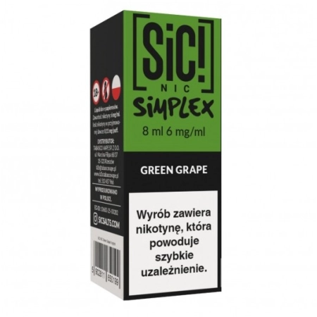 Liquid SIC! NIC 8ml Green Grape 6mg