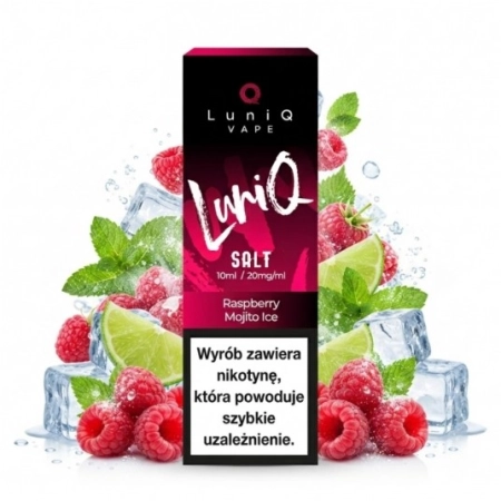 Liquid Luniq Salt 10ml Raspberry Mojito Ice 20mg