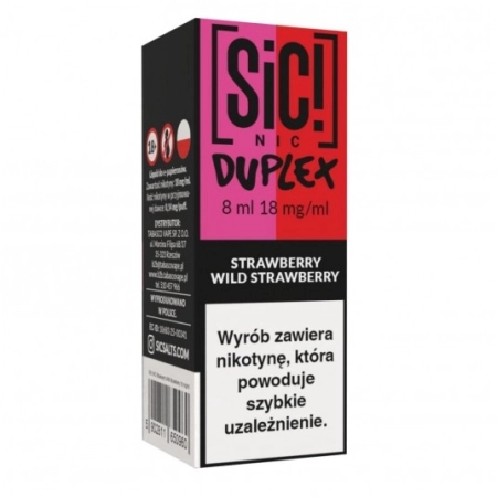 Liquid SIC! NIC 8ml Strawberry Wild Strawberry 18mg