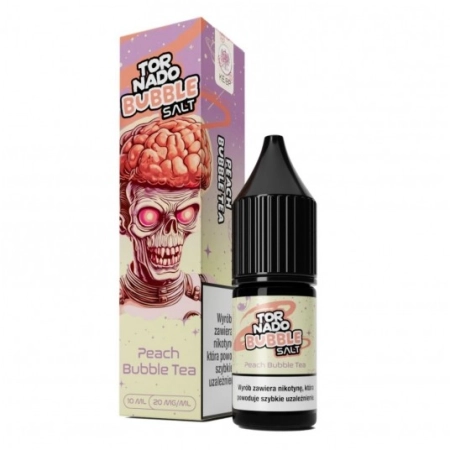 Liquid Tornado Salt 10ml Peach Bubble Tea 20mg