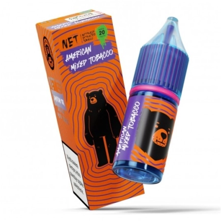 Liquid GO BEARS NET 10ml - American Mixed Tobacco 20mg
