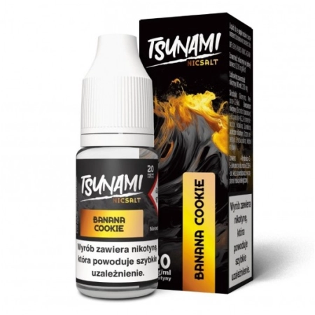 Liquid Tsunami Salt 10ml Banana Cookie 20mg