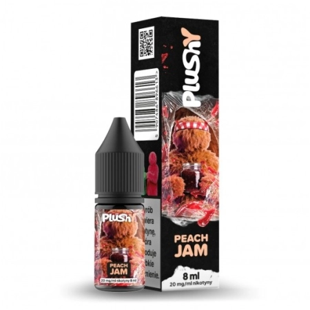 Liquid Plushy Salt Jam 8ml Peach Jam 20mg