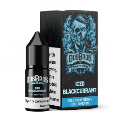 Liquid DosBros Salt 10ml Iced Blackcurrant 20mg