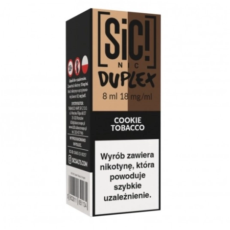 Liquid SIC! NIC 8ml Cookie Tobacco 18mg