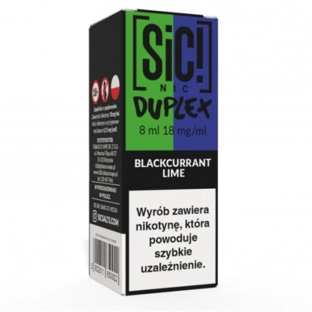 Liquid SIC! NIC 8ml Blackcurrant Lime 18mg
