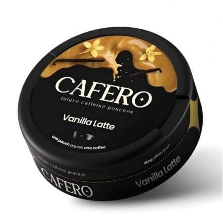 Saszetki kofeinowe CAFERO Vanilla Latte 80mg
