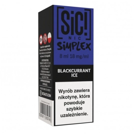 Liquid SIC! NIC 8ml Blackcurrant Ice 18mg