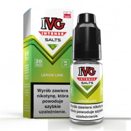 Liquid IVG Intense Salt 10ml Lemon Lime 20mg