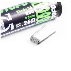 DIY – WOTOFO Quad Core Fused Clapton 3mm 0.26 Ohm (10szt.)