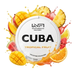 Woreczki nikotynowe CUBA WHITE 16mg – Tropical Fruit Snus AKCYZA