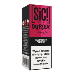 Liquid SIC! NIC 8ml 6mg Raspberry Cherry – Duplex