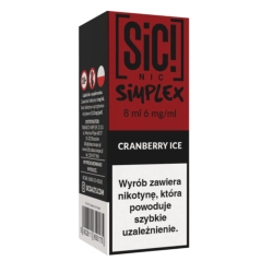 Liquid SIC! NIC 8ml 6mg Cranberry Ice – Simplex