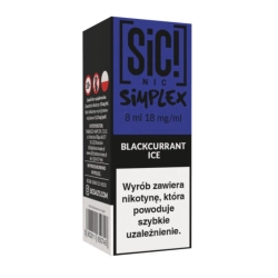 Liquid SIC! NIC 8ml 18mg Blackcurrant Ice – Simplex