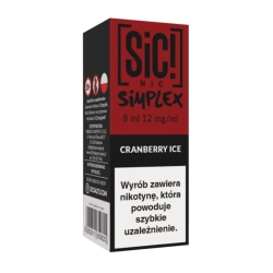 Liquid SIC! NIC 8ml 12mg Cranberry Ice – Simplex