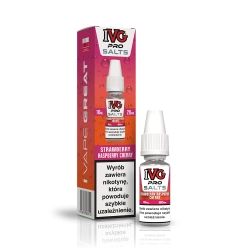 Liquid IVG Pro Salts 20mg 10ml Strawberry Raspberry Cherry