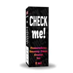 Longfill Aromat CHECK me! 8/10ml Pomarańcza Smoczy Owoc Granat Ice