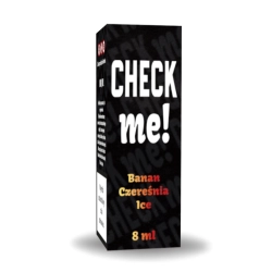Longfill Aromat CHECK me! 8/10ml Banan Czereśnia Ice