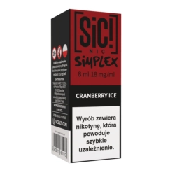 Liquid SIC! NIC 8ml 18mg Cranberry Ice – Simplex